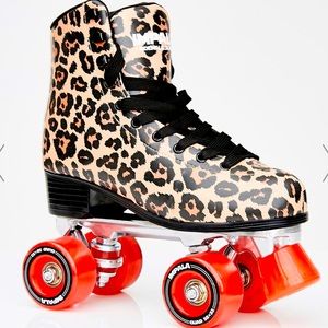 New leopard Impala roller skates